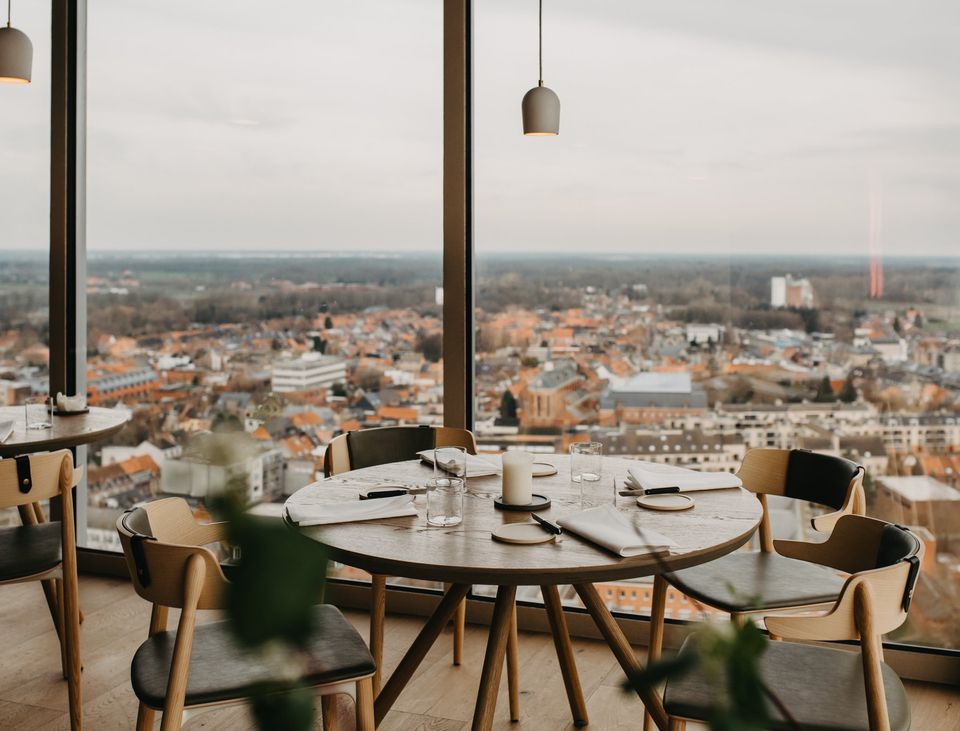Hoog in de wolken: de hoogste restaurants in België
